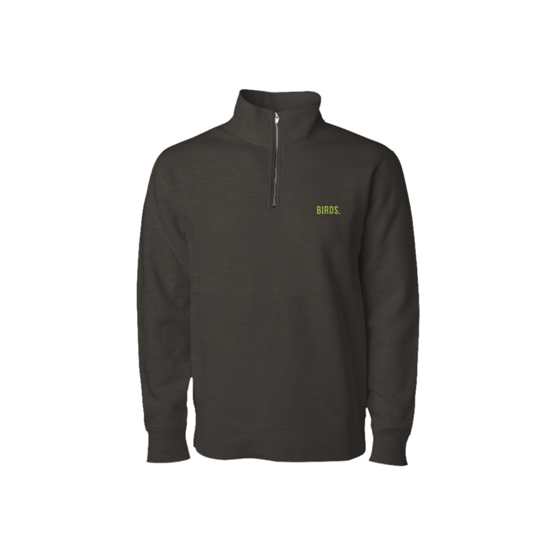 Birds Midweight Embroidered Quarter Zip