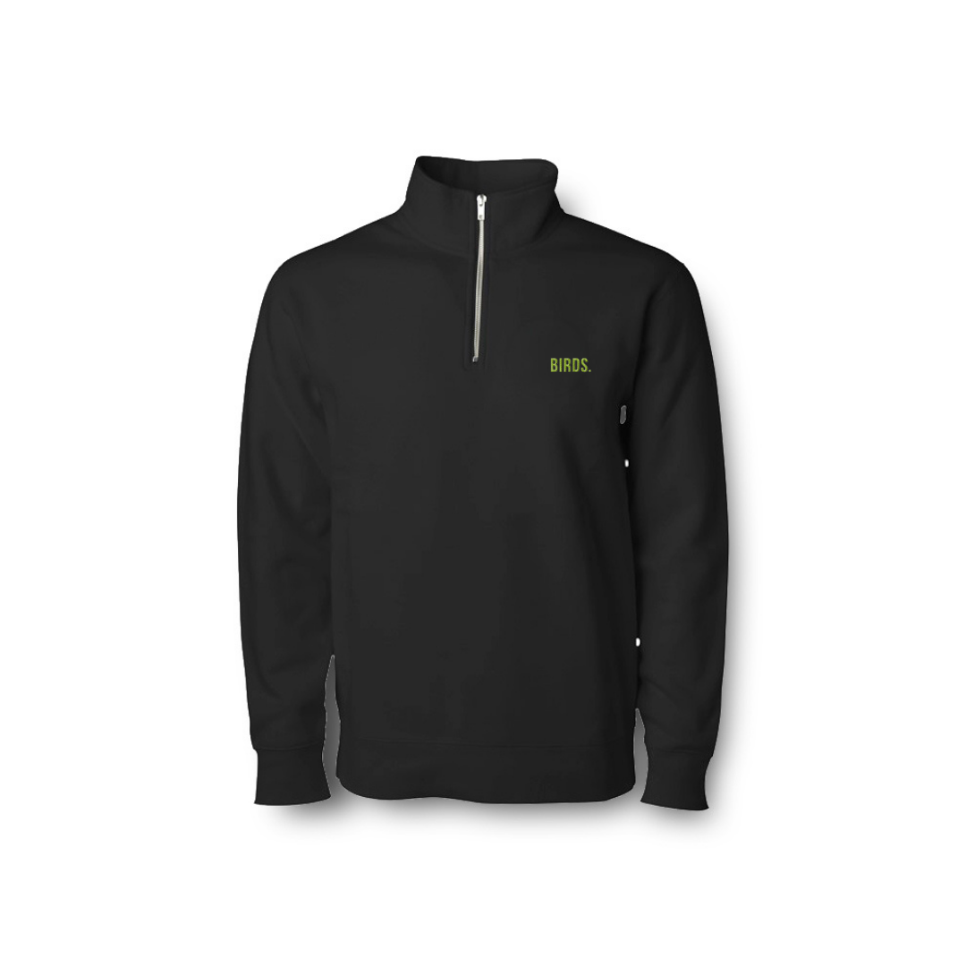 Birds Midweight Embroidered Quarter Zip