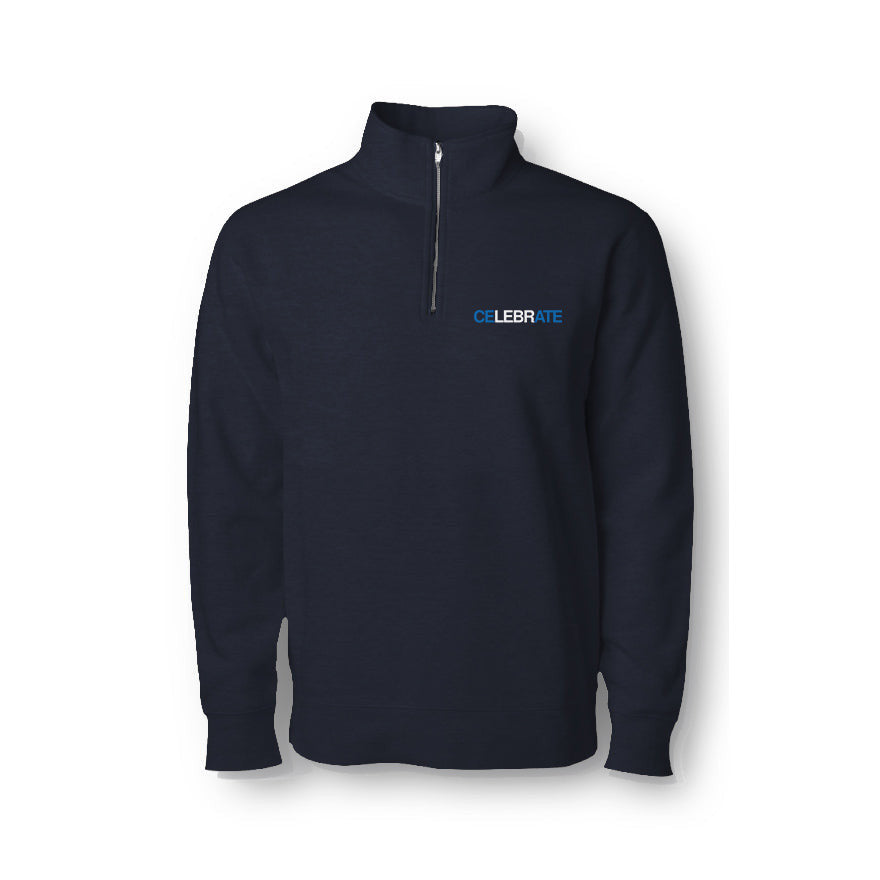 Fly Society 215 ceLEBRate quarter-zip pullover, alternate view.