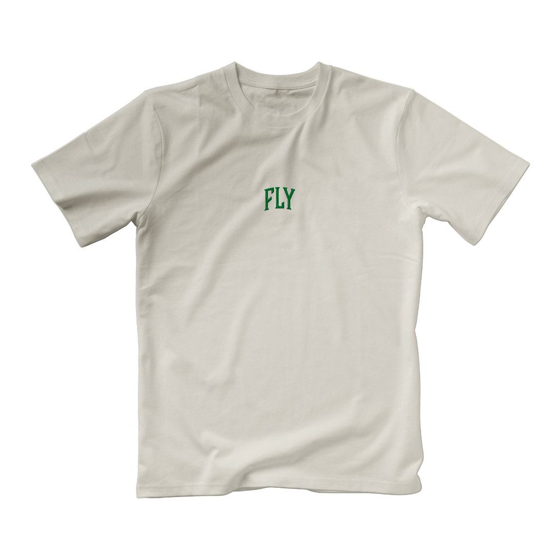 Embroidered Fly Arc Supima Tee